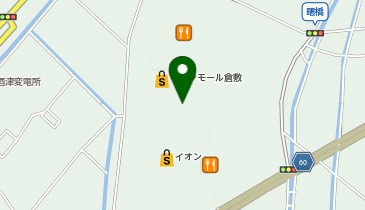 コムサスタイル イオンモール倉敷の地図画像