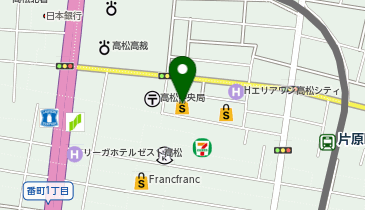 コムサ・ステージ メン 高松三越店の地図画像