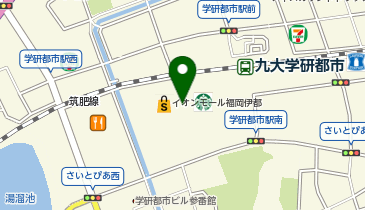 コムサイズム イオンモール福岡伊都の地図画像