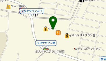コムサイズム 豊浜マリナタウンの地図画像