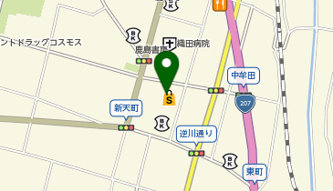 コムサイズム 鹿島ピオの地図画像