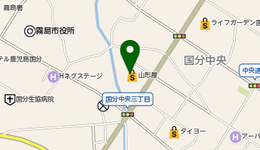 コムサイズム きりしま国分山形屋の地図画像