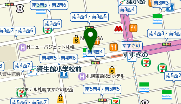 串カツ田中 すすきの店の地図画像