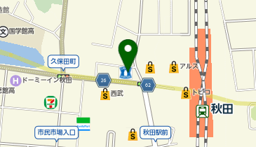 串カツ田中 秋田駅前店の地図画像