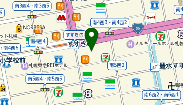 串カツ田中 すすきの店の地図画像