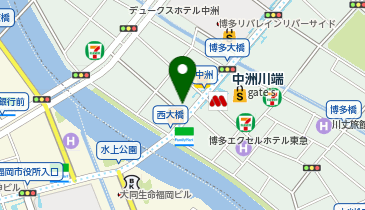 串カツ田中 中洲川端店の地図画像