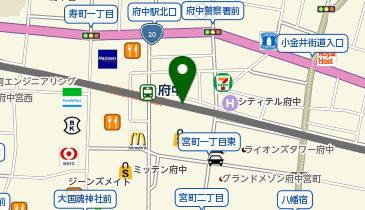 串カツ田中 ぷらりと京王府中店の地図画像