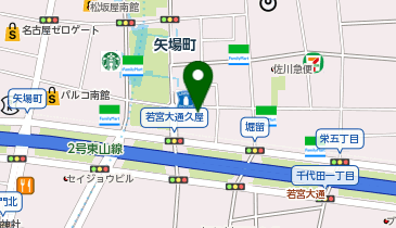 串カツ田中 矢場町店の地図画像