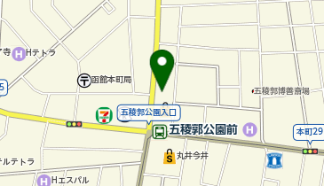 串カツ田中 函館五稜郭店の地図画像