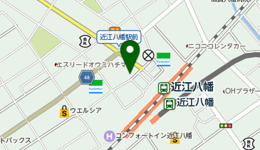 串カツ田中 近江八幡店の地図画像