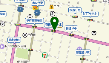 串カツ田中 甲府中央店の地図画像