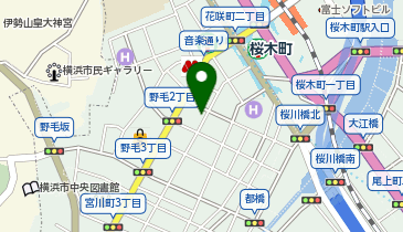 串カツ田中 桜木町野毛店の地図画像