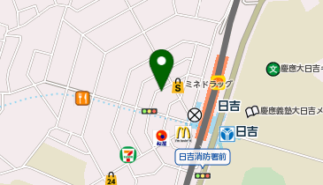 串カツ田中 日吉店の地図画像