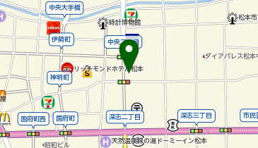 串カツ田中 松本店の地図画像