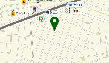 串カツ田中 梅ケ丘店の地図画像