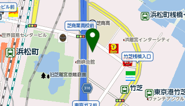 串カツ田中 竹芝みなと横丁店の地図画像