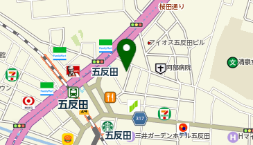 串カツ田中 五反田駅前店の地図画像