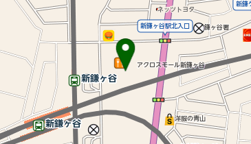 串カツ田中 アクロスモール新鎌ケ谷店の地図画像