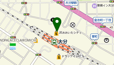 串カツ田中 アミュプラザおおいた店の地図画像