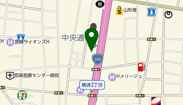 串カツ田中 宮崎店の地図画像