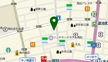 串カツ田中 高知店の地図画像