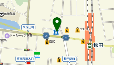 串カツ田中 秋田駅前店の地図画像