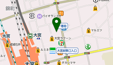 串カツ田中 大宮店の地図画像