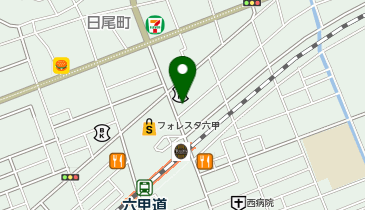 串カツ田中 六甲道店の地図画像