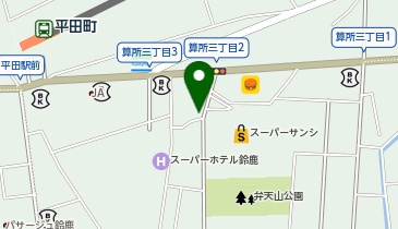 串カツ田中 鈴鹿ハンター店の地図画像