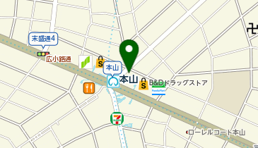 京進の個別指導 スクール・ワン 本山教室の地図画像