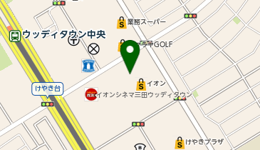 京進の個別指導 スクール・ワン ウッディタウン教室の地図画像