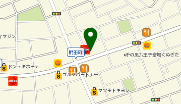 道とん堀 めじろ台店の地図画像