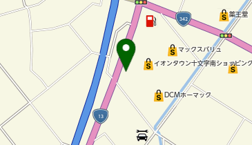 道とん堀 十文字店の地図画像