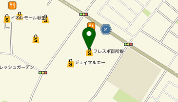 道とん堀 御所野店の地図画像
