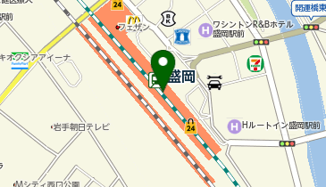 Zoff 盛岡フェザン店の地図画像