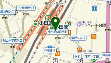 Zoff ラスカ小田原店の地図画像