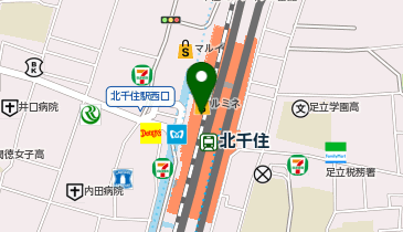 Zoff ルミネ北千住店の地図画像