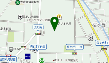 Zoff アリオ八尾店の地図画像