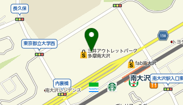 Zoff 三井アウトレットパーク多摩南大沢店の地図画像
