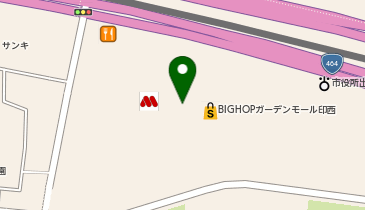 Zoff BIG HOPガーデンモール印西店の地図画像