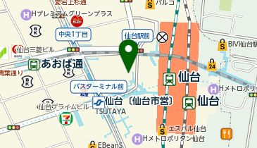 Zoff 仙台ロフト店の地図画像