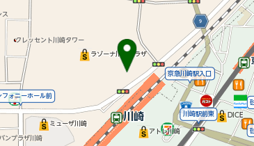 Zoff ラゾーナ川崎プラザ店の地図画像