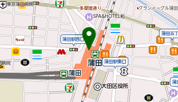 Zoff グランデュオ蒲田店の地図画像