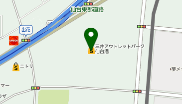 Zoff 三井アウトレットパーク仙台港店の地図画像