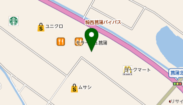 Zoff モラージュ菖蒲店の地図画像