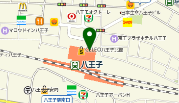 Zoff セレオ八王子店の地図画像