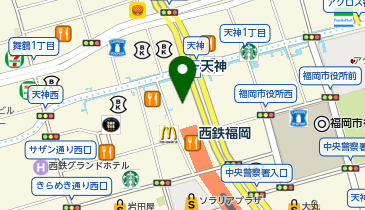 Zoff 福岡パルコ店の地図画像