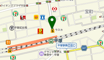 Zoff ラスカ平塚店の地図画像