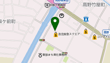 Zoff 洛北阪急スクエア店の地図画像