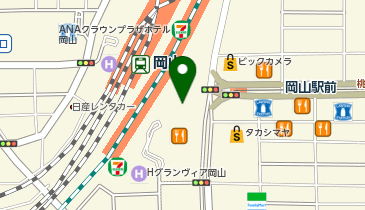 Zoff 岡山一番街店の地図画像